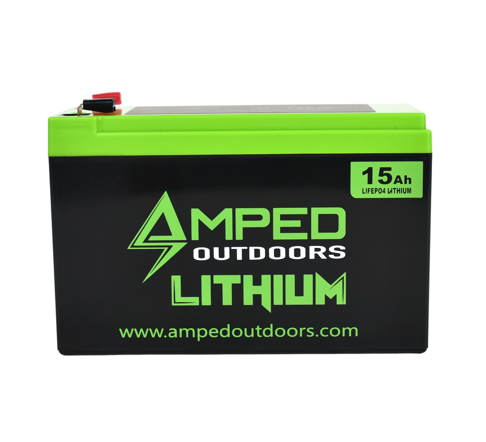 Amped Outdoors 12v 15Ah LiFePO4 Lithium Battery