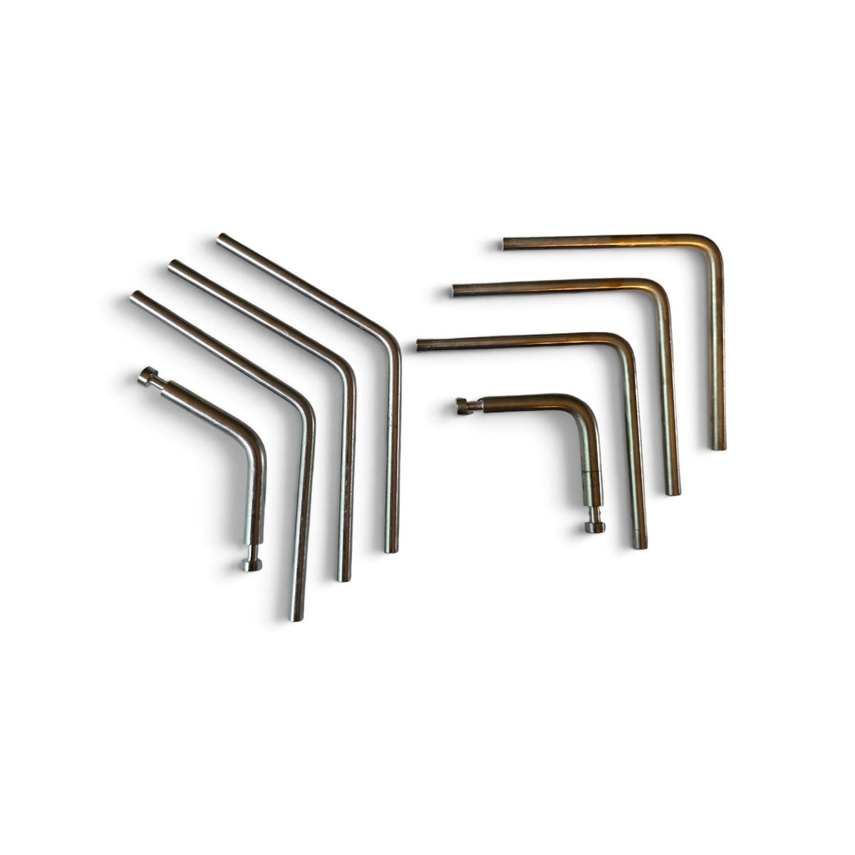 90 degree and 120 degree rod sets included with the Twist Handle