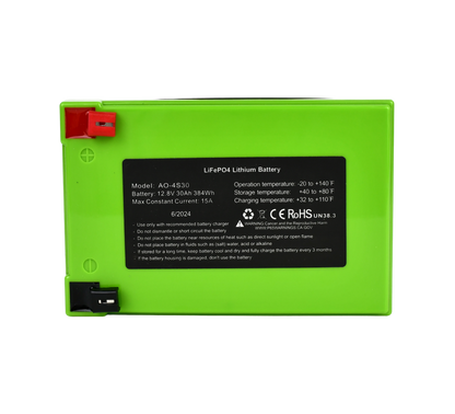 30Ah Lithium Battery (LiFePO4) Wide